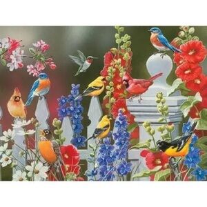 Bits & Pieces Spring Birds 1000 Piece Jigsaw Puzzle